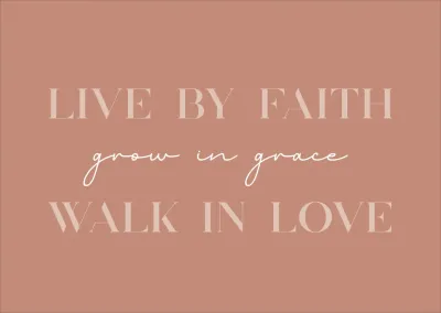 Postkarten Walk in Love