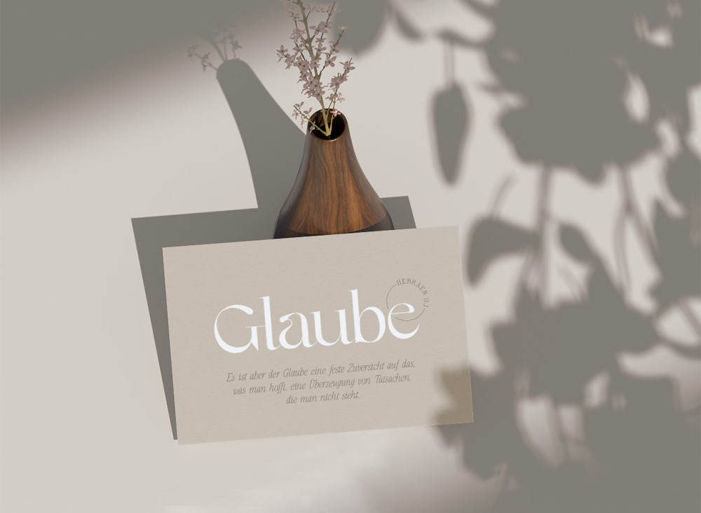 Postkarten Glaube - Hebräer 11:1