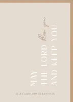 Faltkarte May the Lord - 4. Mose 6:24-26