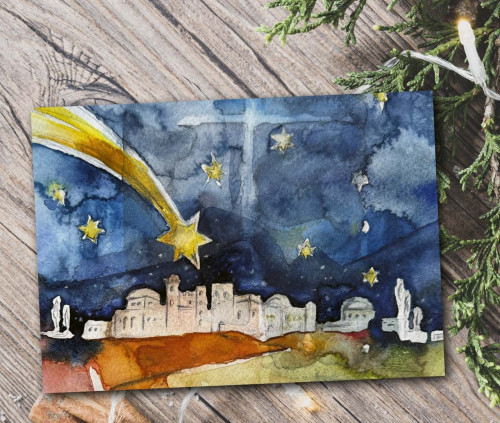 Postkarten Bethlehem Simone Riedel