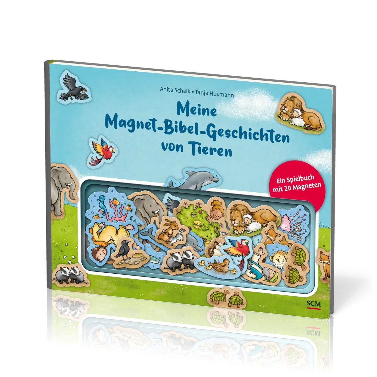 Meine Magnet-Bibel-Geschichten von Tieren - Ein Spielbuch mit 20 Magneten
