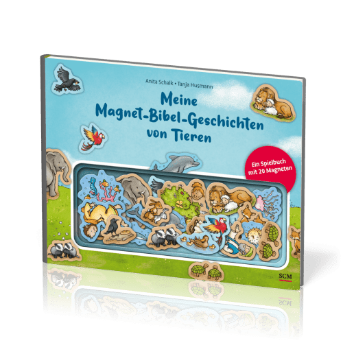 Meine Magnet-Bibel-Geschichten von Tieren - Ein Spielbuch mit 20 Magneten