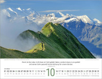 Calendrier Paysages Suisses - Allemand, Calendrier mural