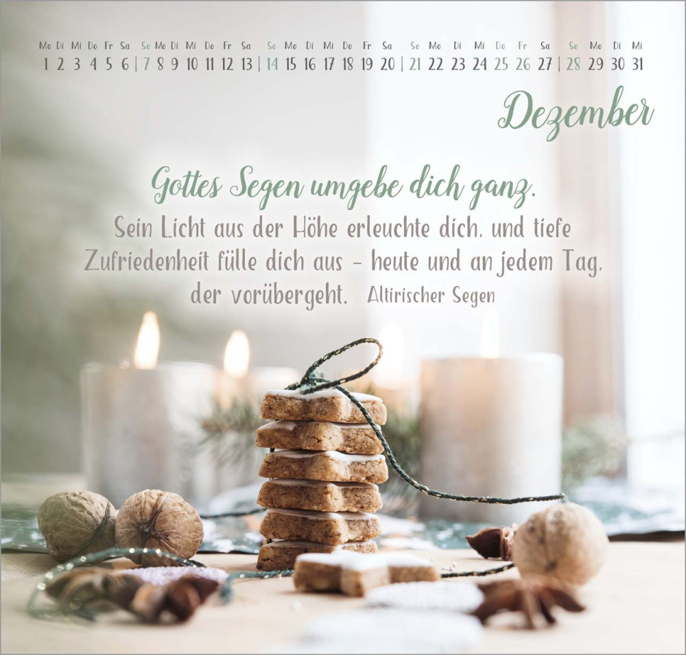 Segenswünsche - Wandkalender