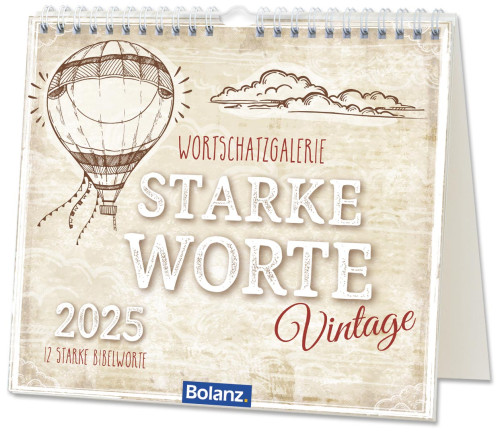 Starke Worte - Vintage - Tischkalender