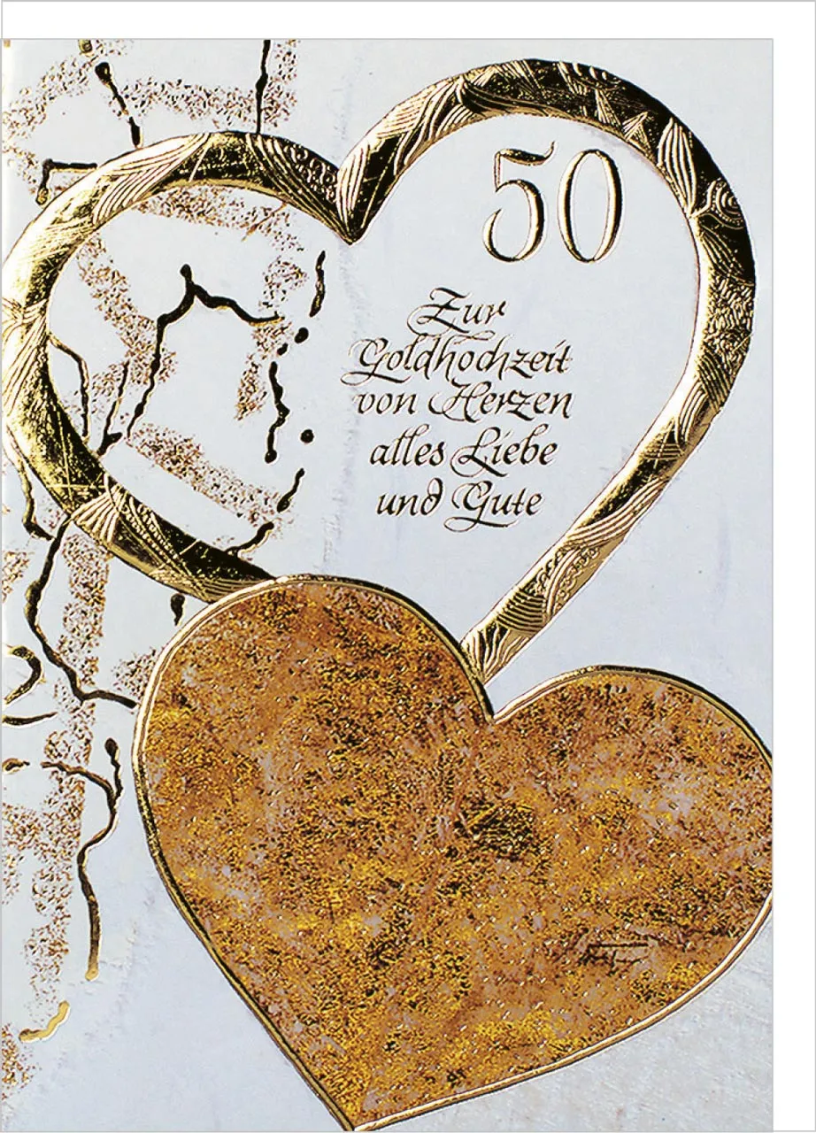Faltkarten Zur Goldhochzeit - Psalm 36,6
