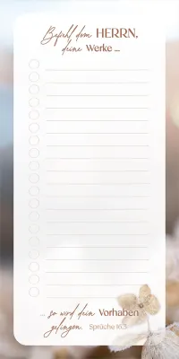 Küchen-Notizblock - Alltagshelfer - dein Block für To Do's