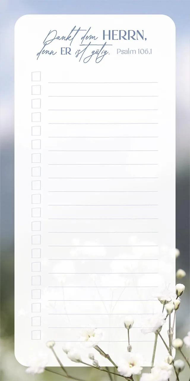 Küchen-Notizblock - Alltagshelfer - dein Block für Einkäufe