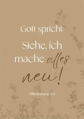 Poster A3 JL 2026 Motiv Schattenspiel - Offenbarung 21,5