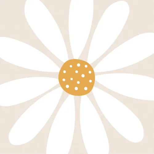 Servietten Happy Flower - 20 Stück, Pure Collection