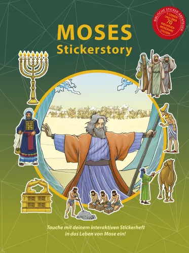 Moses Stickerstory - Mit mehr als 70 wiederverwendbaren Stickern