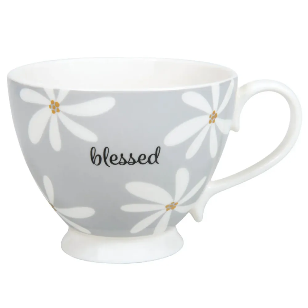 Tasse - Blessed - grise, 350ml