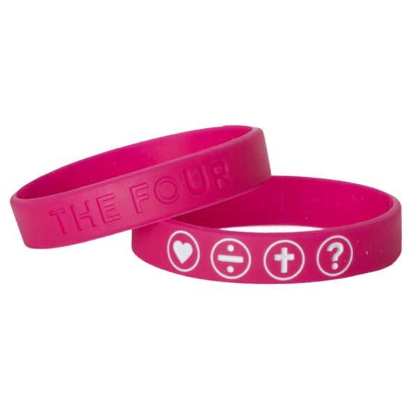 The Four - Armband magenta 150 mm