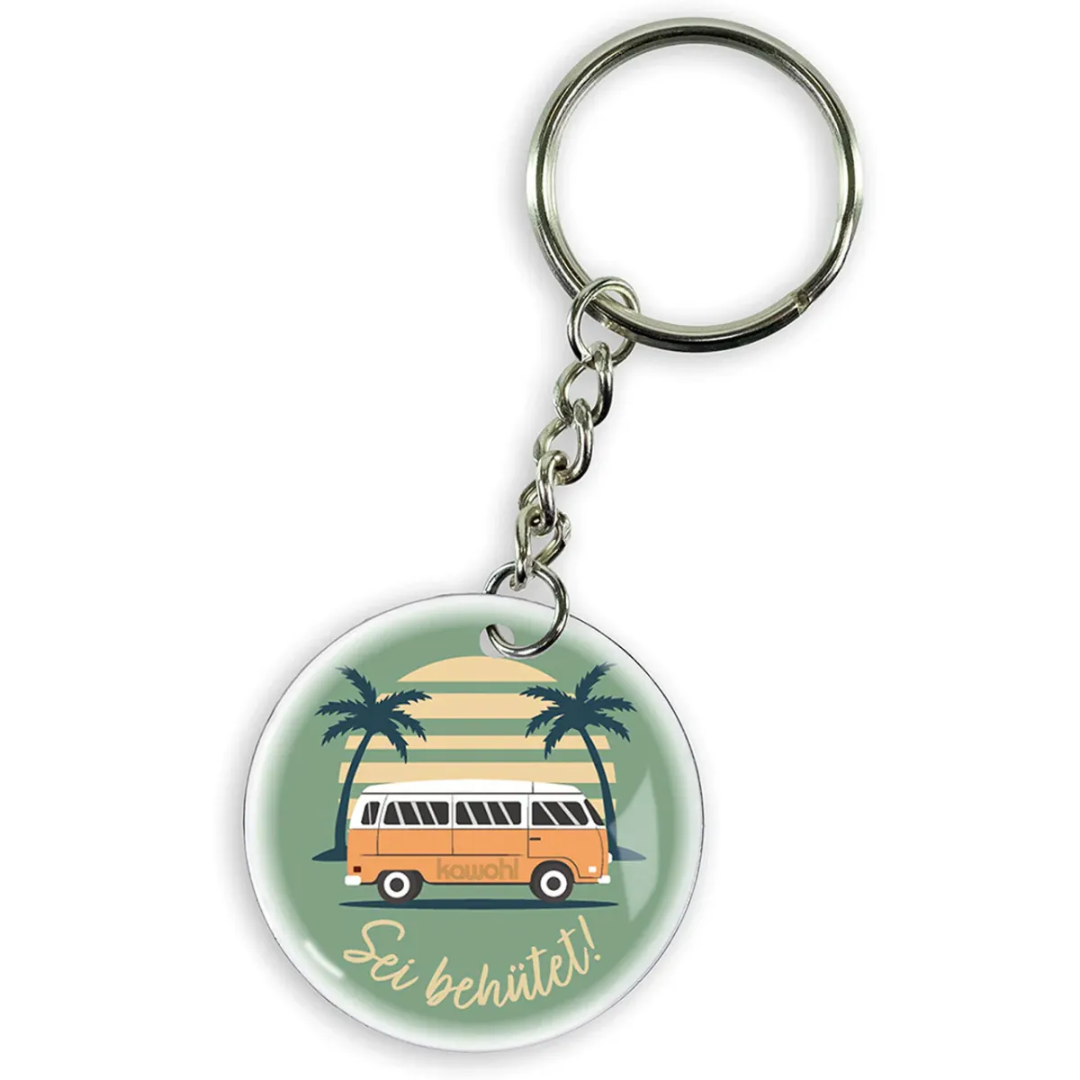 Sei behütet (Edelstahl-Schlüsselanhänger)