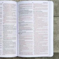 Anglais, Bible KJV, similicuir, blanche, Gift & Award