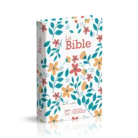 Bible Segond 21 compacte (Premium Style) - couverture rigide toilée matelassée motif fleuris