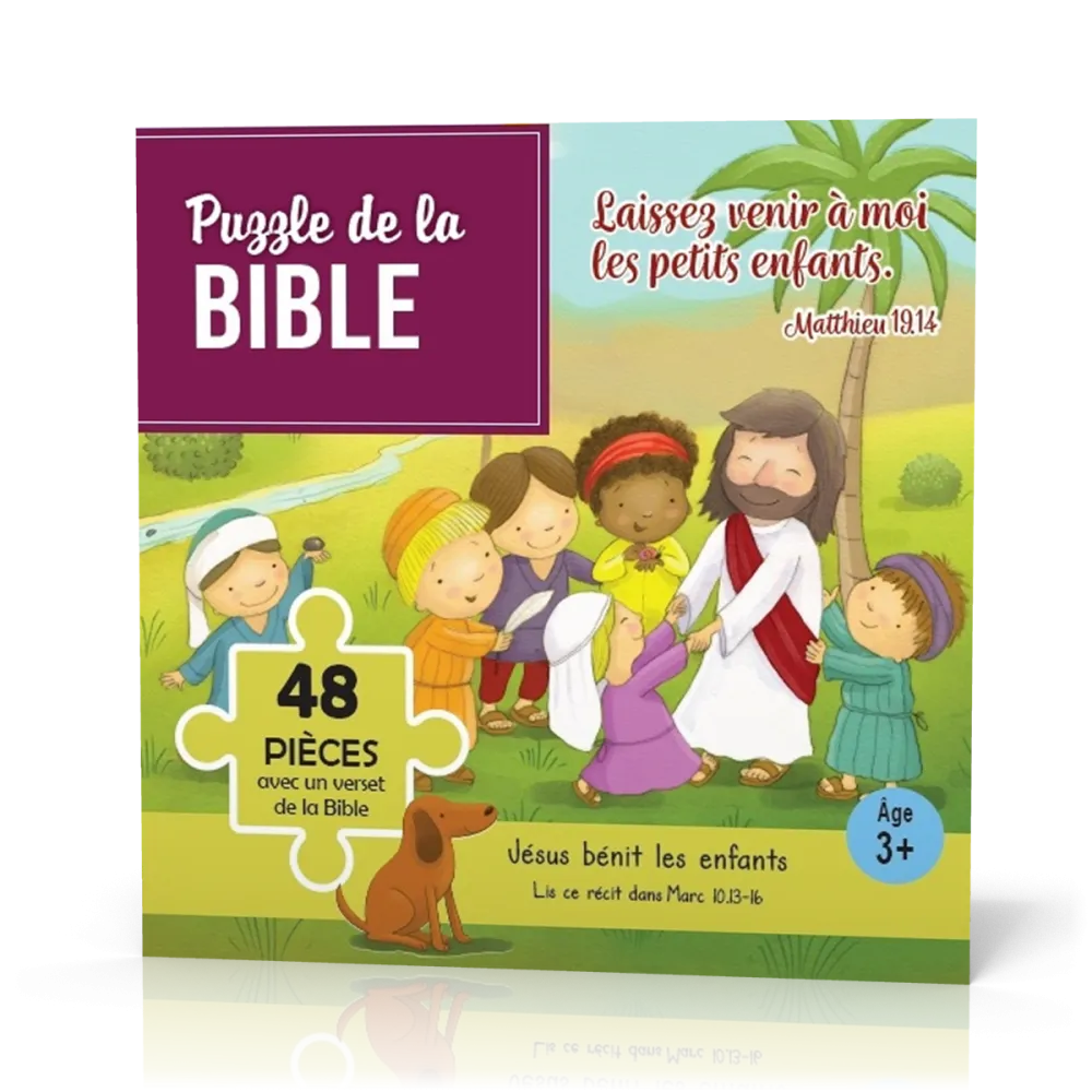 Puzzle Jésus bénit les enfants - Laissez venir à moi les petits enfants