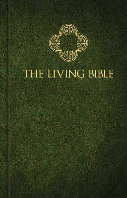 Anglais, Bible The Living Bible, cartonné, verte - [HC]