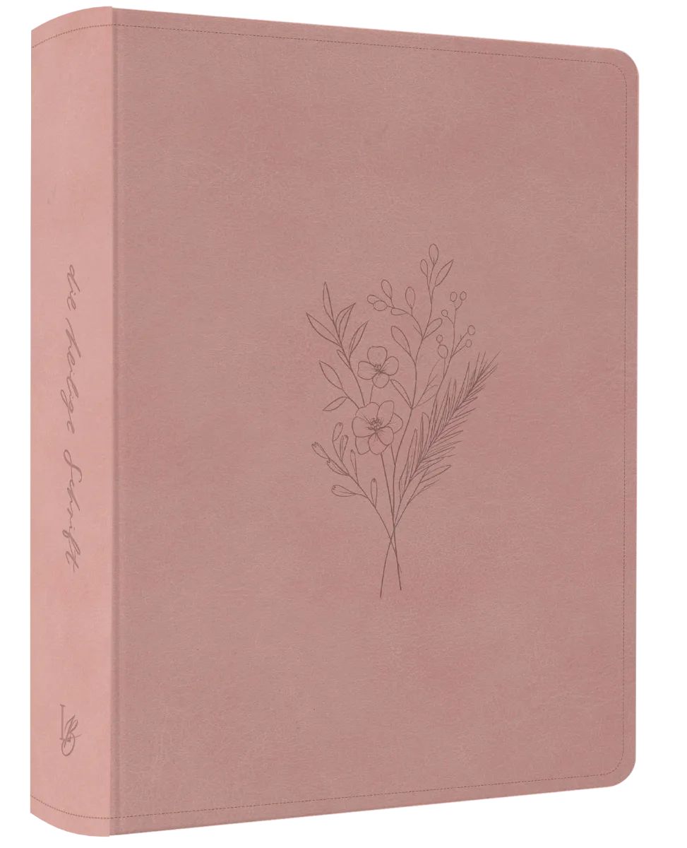 NeÜ bibel.heute Liebezurbibel (Schreibrandbibel FLORA) - Flexibler Kunstledereinband - rosa mit...