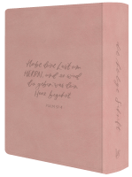 NeÜ bibel.heute Liebezurbibel (Schreibrandbibel FLORA) - Flexibler Kunstledereinband - rosa mit...