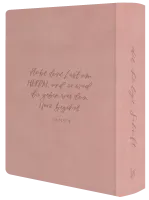NeÜ bibel.heute Liebezurbibel (Schreibrandbibel FLORA) - Flexibler Kunstledereinband - rosa mit...