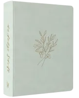 NeÜ bibel.heute Liebezurbibel (Schreibrandbibel SELAH) - Flexibler Kunstledereinband - mintgrün...