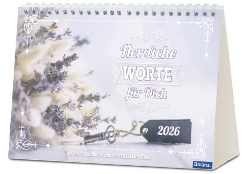 Kalender Herzliche Worte für Dich - Panoramakalender