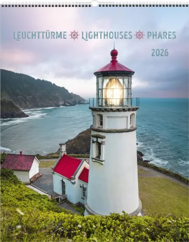 Calendrier Phares, Leuchttürme, Lighthouses - trilingue allemand, français, anglais - Super...