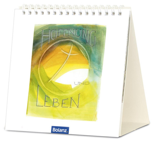 Immerwährender Tischkalender Hoffnung und Leben - Künstler-Edition - Kalender von Simone Riedel