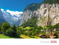 Calendrier Paysages Suisses - Français, Calendrier mural