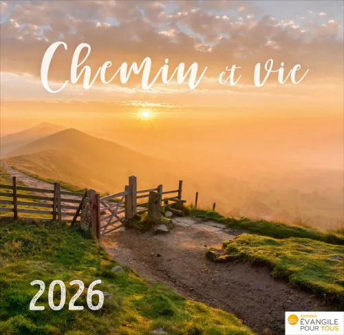 Chemin et Vie - Calendrier de table