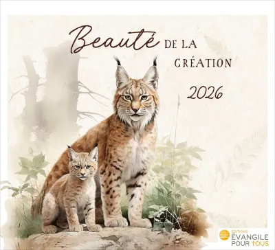 Beauté de la Création - Mini calendrier de table