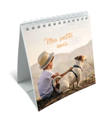 Mes petits amis avec versets bibliques - calendrier à poser