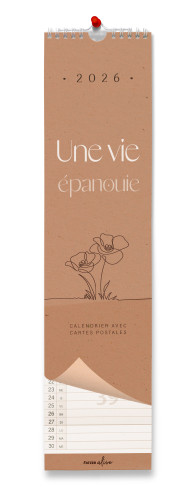 Calendrier Une vie épanouie - Calendrier avec cartes postales
