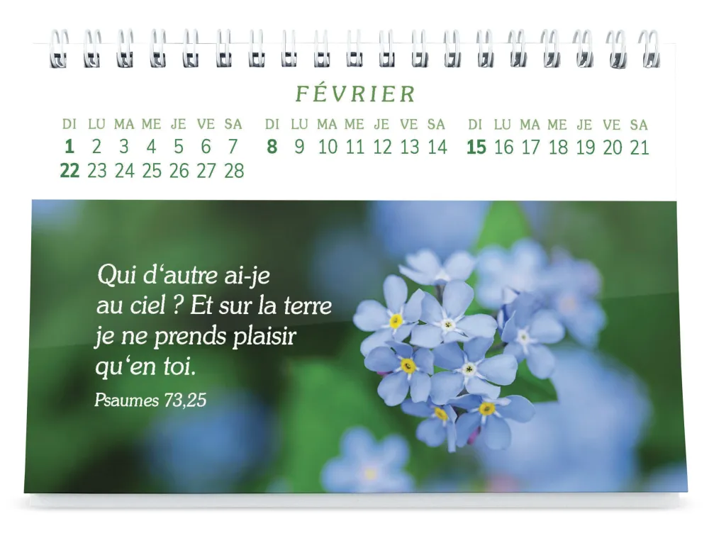 Plaisir d'offrir - Joli calendrier photo à gros caractères