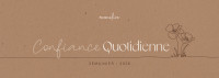 Confiance Quotidienne - Calendrier (semainier)