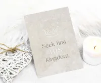 Postkarten His Kingdom - Matthew 6,33