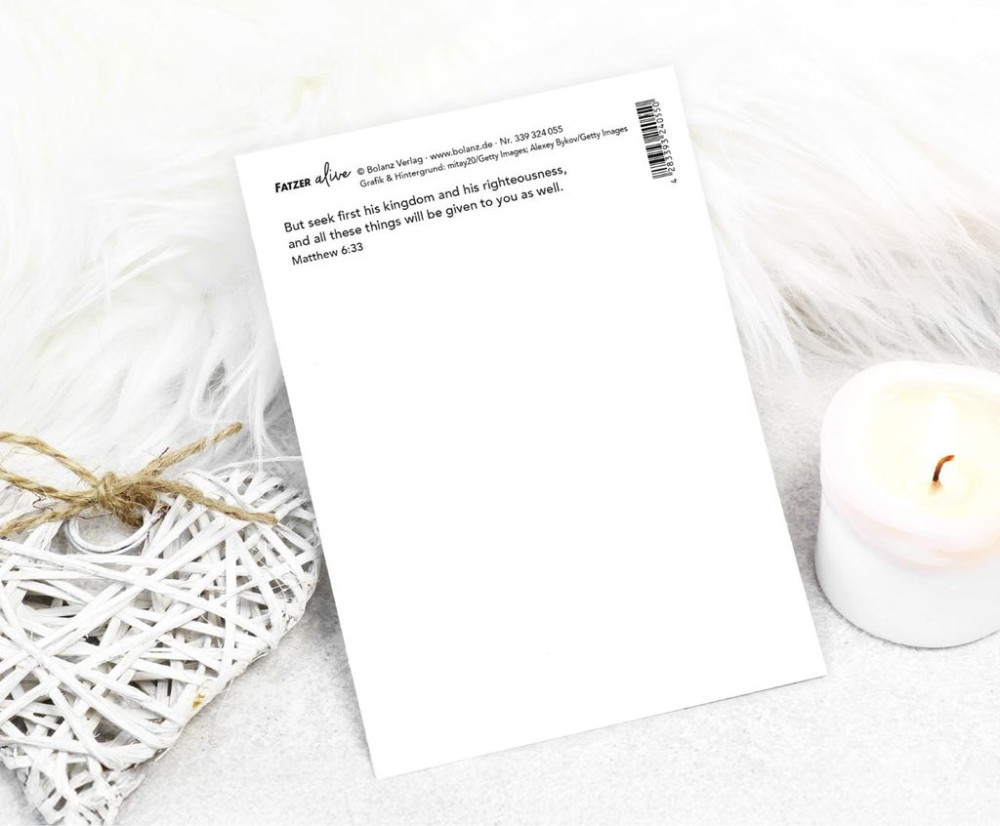 Postkarten His Kingdom - Matthew 6,33