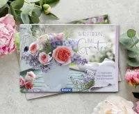 Postkartenbox Wir feiern im Garten - 12 verschiedene Postkarten in einer Box mit Magnetverschluss