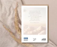 Faltkarte Trauer Wolken - Dietrich Bonhoeffer