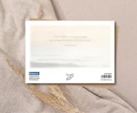 Faltkarte In stiller Trauer - Meer - Psalm 34,19