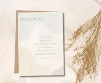 Faltkarte Herzliches BEILEID - Johannes 10,28