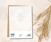 Faltkarte Herzliches BEILEID - Johannes 10,28