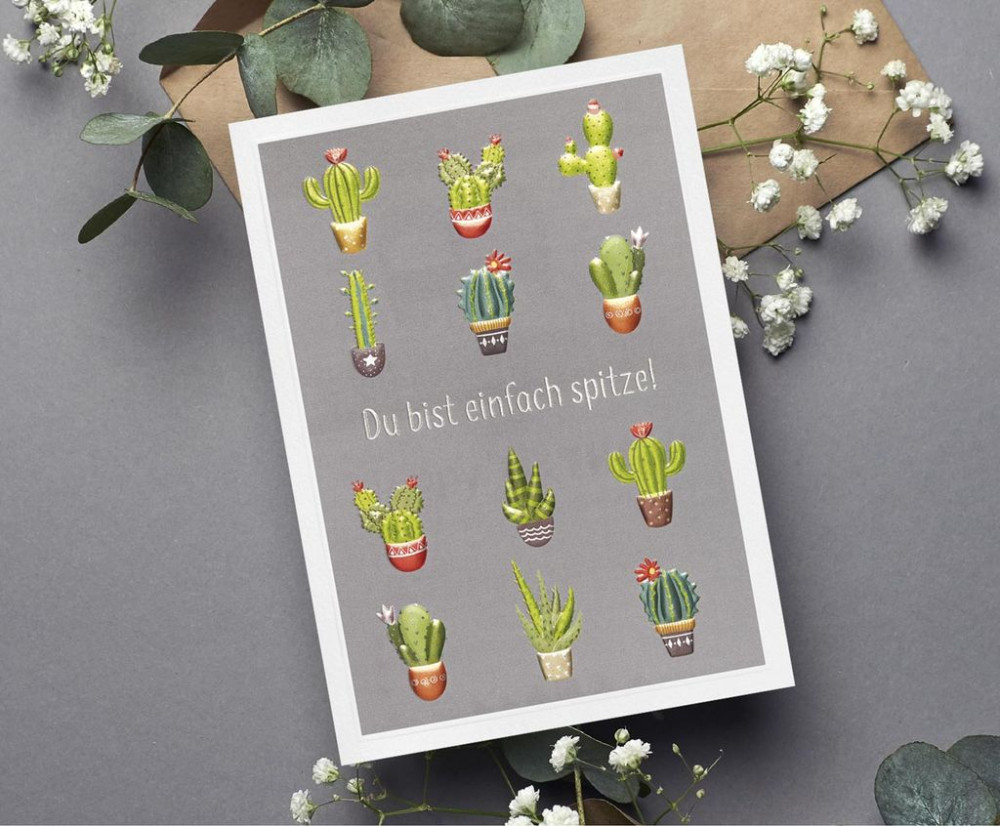 Faltkarte - Du bist einfach spitze! - Psalm 139,14