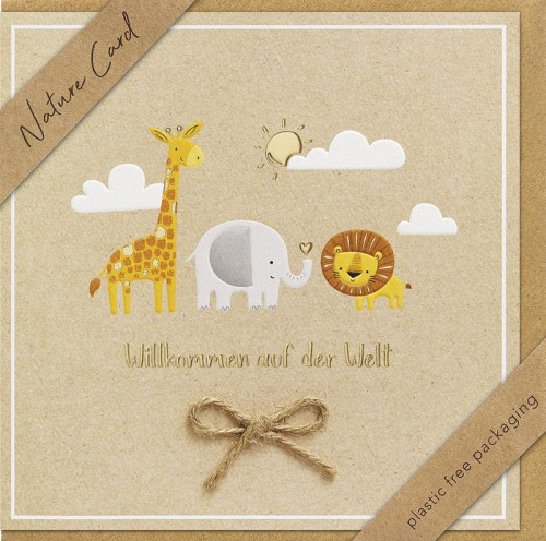 Faltkarte - Willkommen auf der Welt - Psalm 139,16