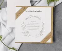 Faltkarte Herzliche Anteilnahme