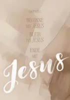 Poster Tagesziel: Jesus  A4