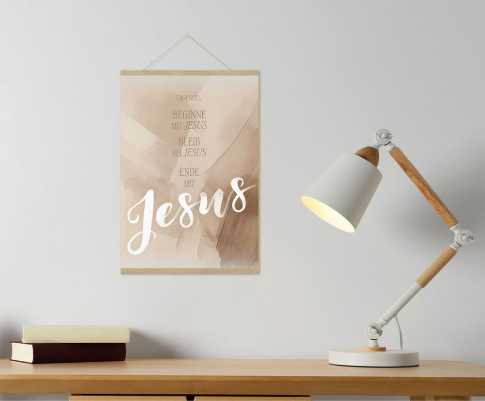 Poster Tagesziel: Jesus  A4