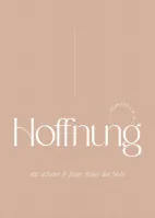 Poster Fatzer Hoffnung DIN A3 - Hebräer 6:18-19