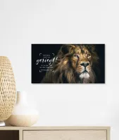 Metallschild Löwe - Offenbarung 5,5